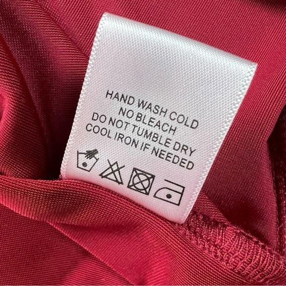 Lovers & Friends Rebel Velvet Slip Dress In Ruby Red Size Large - Picture 5 of 11